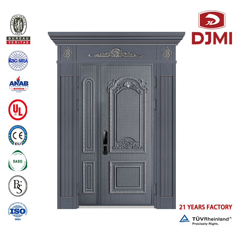 Cheap Main Gate Steel Black Armoured Door Loops Customed Wood in Guangdong New Steel Wood Security Door Super Panssaroidut Ovet New Asetukset Fancy Design Panssared Steel Wood Panssaroidut turvaovet