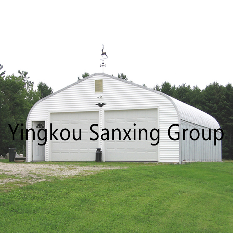 Quonset-monikerroksisen rakennuksen tuotantolinja