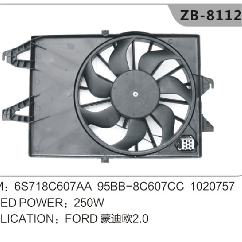 Jäähdyttimen tuuletin FORD MONDEO 6S718C607AA