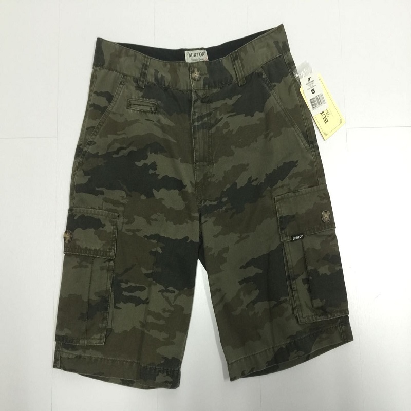 mens cargo print short