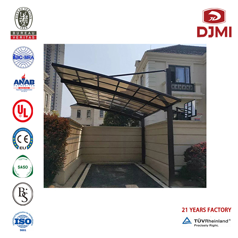Customed for Doors and Terraces Commercial Polycarbonate Carport Canopy Multical Gazebo High Snow Load Carport Aluminum vetää Carport Carport Carport Canopy Professional Outdoor Shed Villa Carport With Arched Roof Carports Canopy