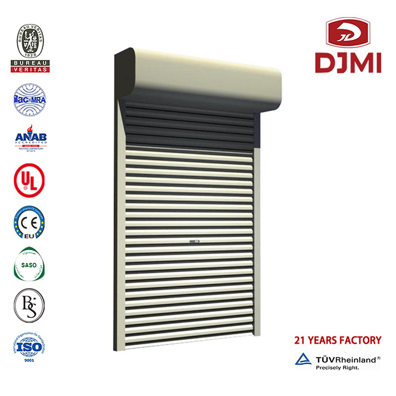 Professional Factory Price Roller Doors Dralling Aluminum Car Garage Electric Roller New Design Thermal Insulation Garage Door Brand New White Shutter Roller Door -autotallin ovet