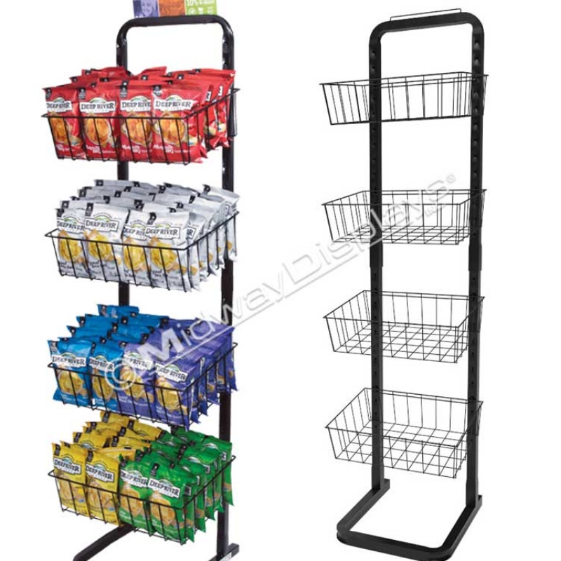 Supermarket Gondola-hyllyt Varusteet Ruokakaupat Rack Supermarket -kasvihyllyt