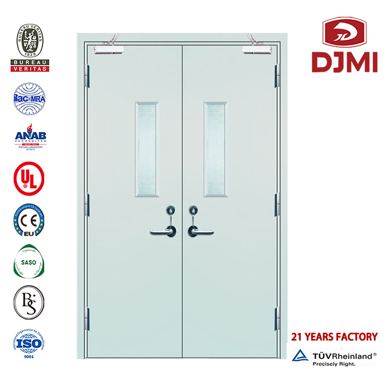 Korkea laatuinen paras mahdollinen turvallisuus Ul Flat Steel Fire Door Cheap Door with Glass Intertek Europe rated Stainless Steel Hotel Fire Door Customited Panic Bar Doors En Hyväksytty Ul Fire Fire Steel Door