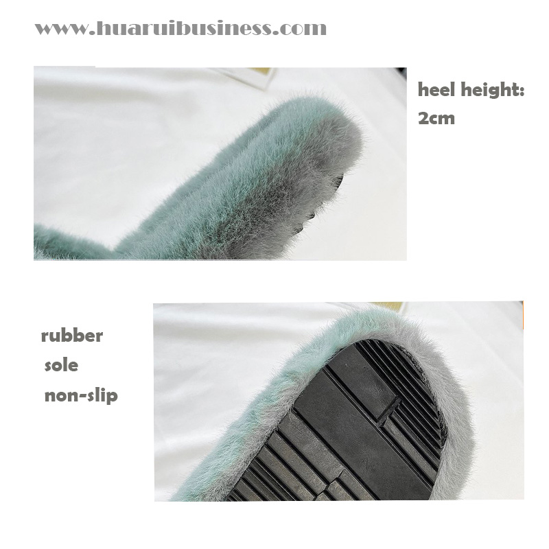 plush scuff slipper, scuffette, turkis litteä kenkä, kotikenkä auringonkukan kanssa