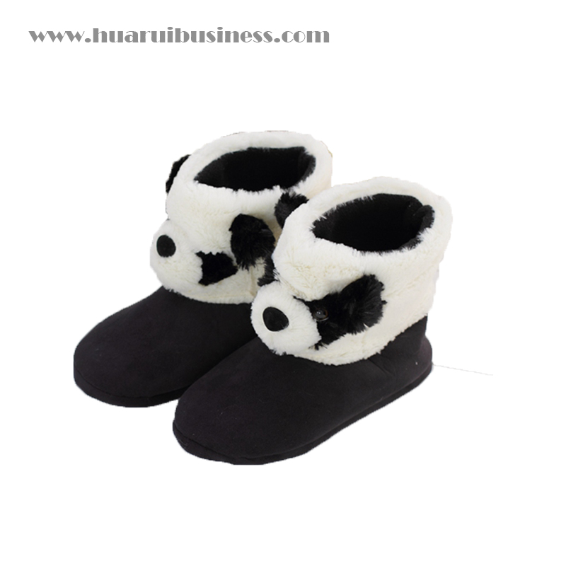 Panda-naiset, lämpimät nilkat, pehmeät plush bootsit, kodikkaat plush bootsit