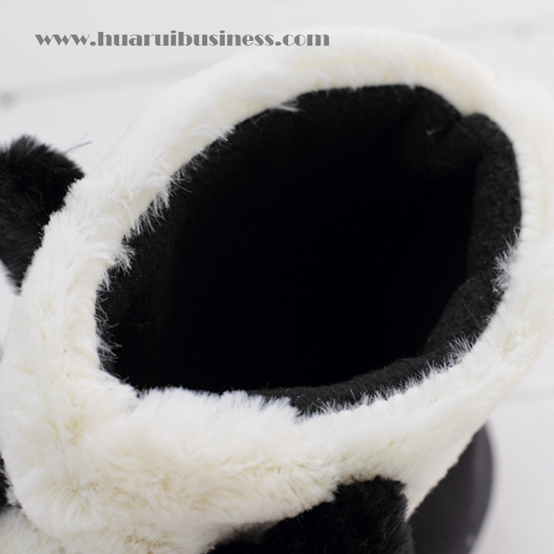 Panda-naiset, lämpimät nilkat, pehmeät plush bootsit, kodikkaat plush bootsit
