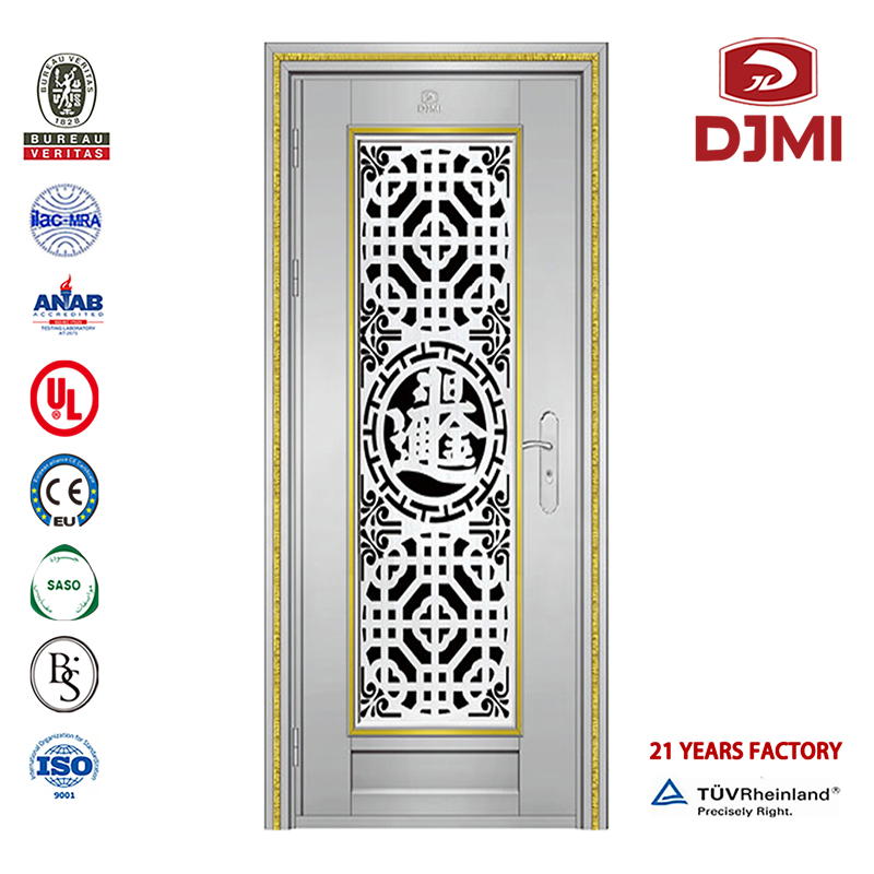 Iron Grill Design Stainless Steel Safety Door Customited High Quality Design Energy- Saving Security Stainless Steel Screen Door New Asetukset Design in Superior A-luokan Lock System in Stainless Port Steel Security Doors