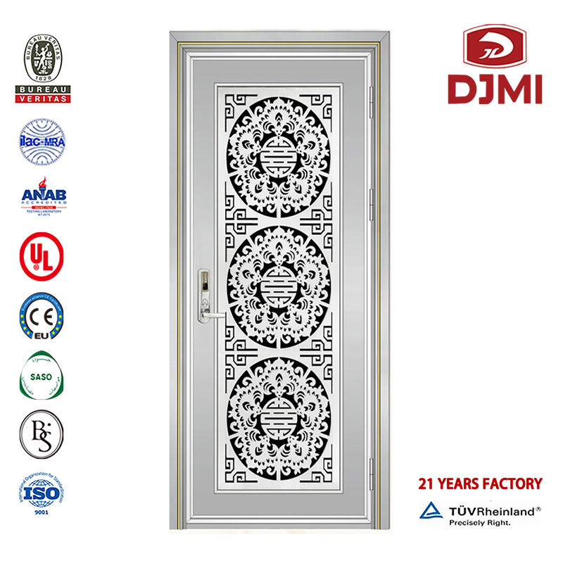 Stainless Steel Door Frame Cheap High Quality Single Energy Saving Security with Iron Grill Design Stainless Steel Safety Door Customited High Quality Design Energy Saving Security