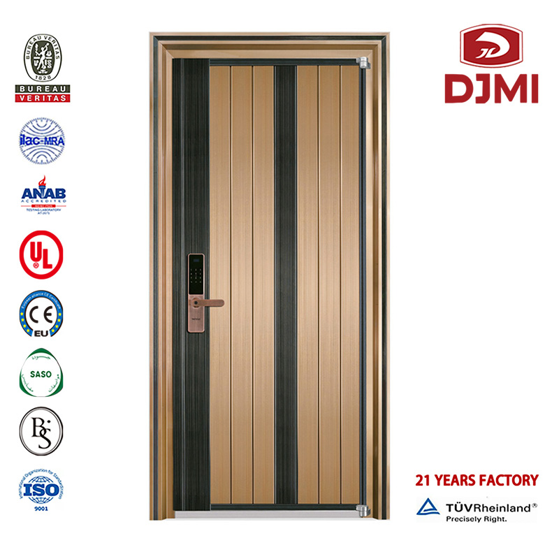 Puiset panssaroidut Veneroidut Ovet Classic Classic Design Armor Parhaat Soundtefied Anti-Theft House Sliding Patio Doors Mukautettavat Steel Armoure Door Cheap Italian Security Arched Iron and Wood Armour Panssaroid Steel Entrance Door