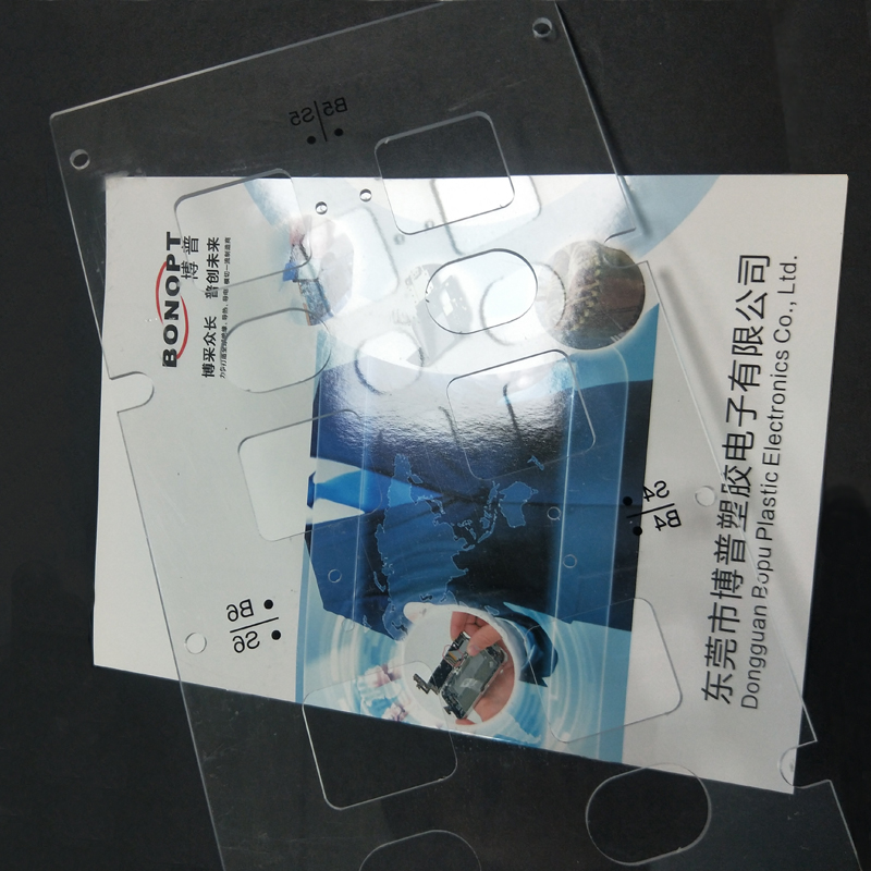 BOPU Tukku Akun eristyskotelo 3.1MMPC Läpinäkyvä lauta Virta-akun moduulin kansi