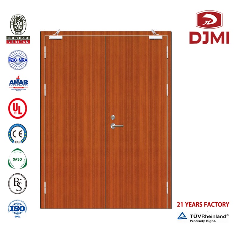 Mukautettu 30 60 90-pöytäkirjaa Hotelli Wood Lacquer Fire Door New setts Certificated Wooden Hotel Door 90 Min Fire Rated Chinese Factory Wooden Hotelli Guest Rm Fire Rated Door Ul Fire Fire Over