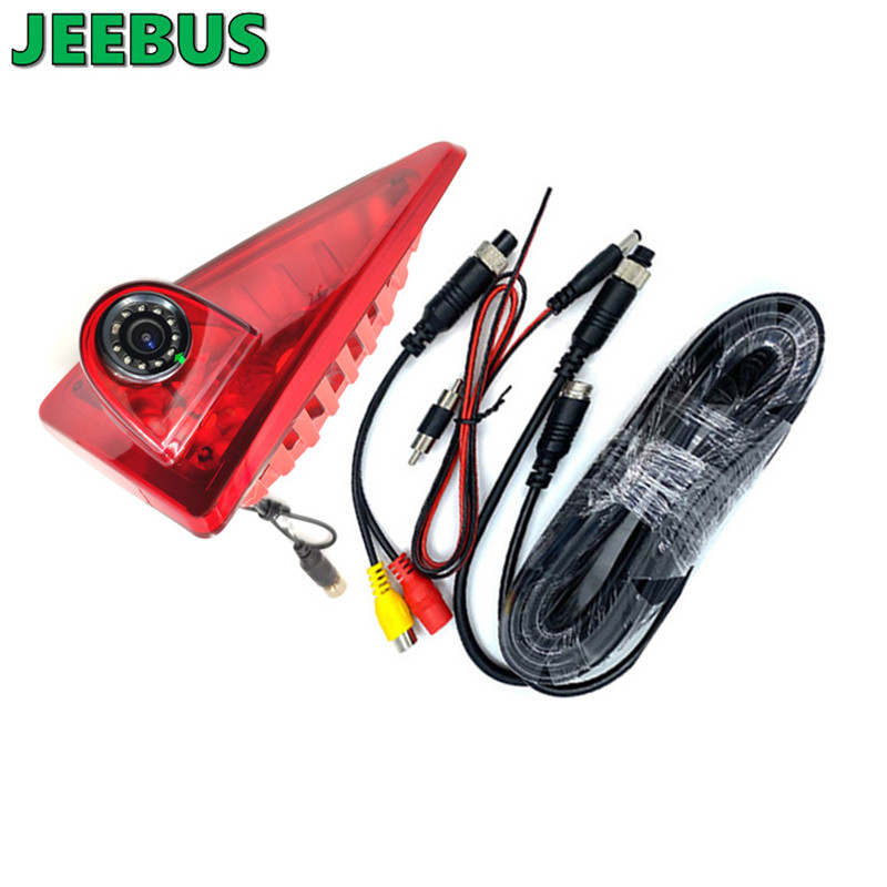 Automaattinen HD Night Vision Pysäköinti Käänteinen varmuuskopio Auto Video Brake Light Camera 2010-2016 Renault Master Nissan NV400 Opel Movano