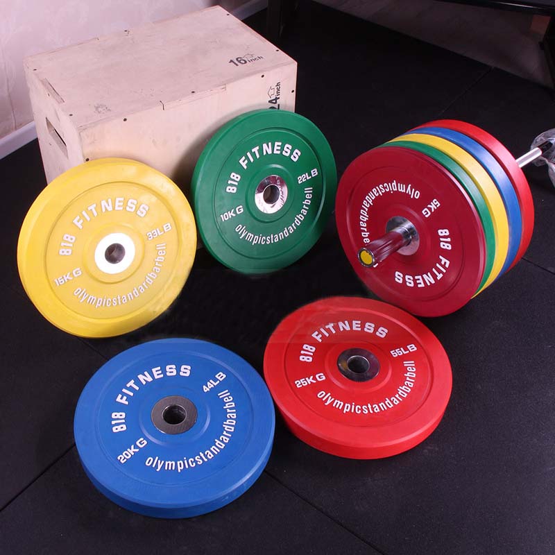 Musta/värillinen valurauta/teräs/kumi Lb/Kg Change Tri Grip/GM/Olympic/Training/Competation/Standard Calibrated/Fractional Bumper Weight Plates in Stock