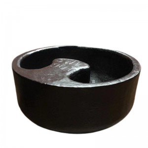 Laiva, joka ankkuroi Cast Steel Rexed Bitt Bollardin