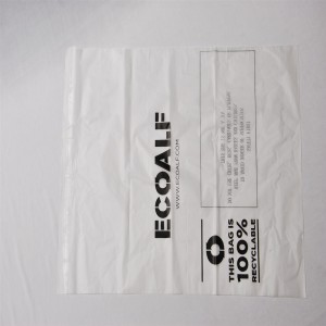 Laadukas, tilaustyönä painettu Compostable Biodegradable maissitärkkelys postitetaan itseliimautuvat pussit