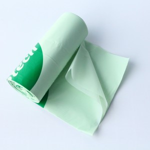 Koostuvat biologisesti hajoavat ostospussit