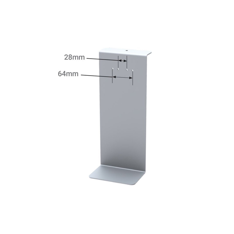 TMJ709 Tehdasvapaan Standing Metal Single Side Floor Hand Sanitizer Displayer Display Rack
