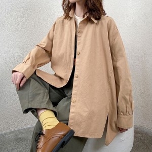 Rentoutunut muotoilu Minimalistiset tyyliset tavalliset tavalliset tasaiset värit Raivatut Ohitetut erikoispiirteet 17757 Löysivät paidat