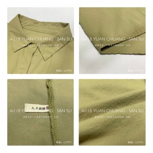 Rentoutunut muotoilu Minimalistinen tyylinen tavallisen tavallisen tavallisen tasaisen värin raidallinen Ohitettu erikoisuus 17711 Löysivä paita