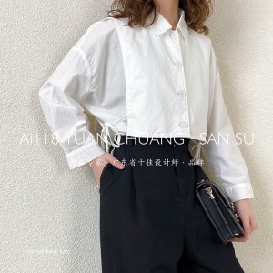 Rentoutunut muotoilu Minimalistinen tyylinen tavallisen tavallisen tavallisen tavallisen tasaisen värin strippaus Tarkastettu ylisuuri tilaustyönä tehty 19562- pyöröpaita + Vyöhihna