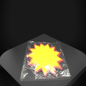 TMJ PP-718 Supermarket Poster for Retail Store tukkukauppa Käsikirjoitus Paperi PRICE TAG custored Label Sticker Card Burst Markt pop