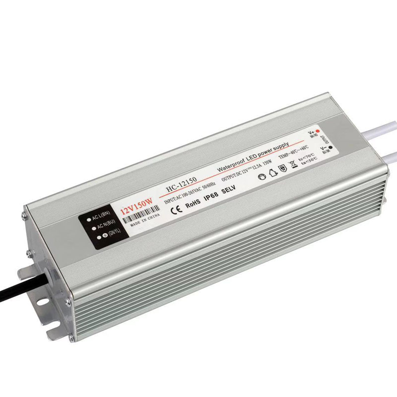 150W-12V LED-viinikaappi-lamppu Linja-valaisimen tehonsyöttö elektroniseen alumiinin kuoreen, jossa on vaihtovirtalähde