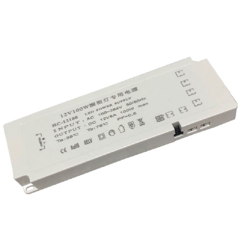 tehtaan OEM ODM ac-dc vakiojännite 12v 100w johdettu kuljettajan magneettisen imuvalaisimen virransyöttö
