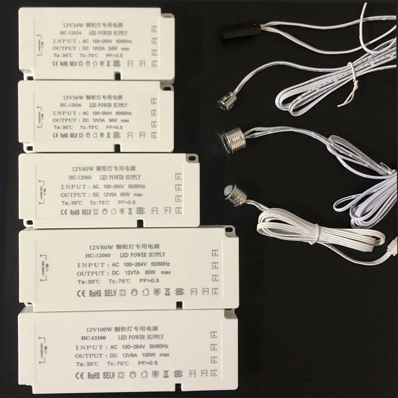 tehtaan OEM ODM ac-dc vakiojännite 12v 100w johdettu kuljettajan magneettisen imuvalaisimen virransyöttö