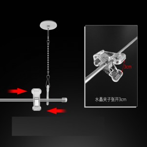 TMJ PP-537 Pop Poster Banner Sign Hanger Hook Strip Exstruded Clip Pole Banner Snap Rail Mainostus Lippu