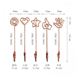 TMJ PP-543 Pieni työpöydän päällysmerkinnän telineen haltija Kultainen harjattu ruostumaton teräksen merkkinäyttönäyttö vastapainona