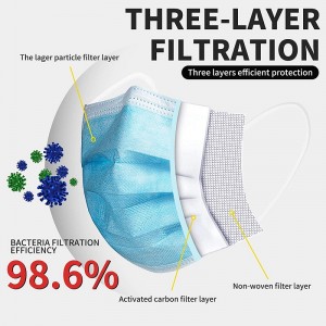 3 kertaa kertakäyttöinen naamio