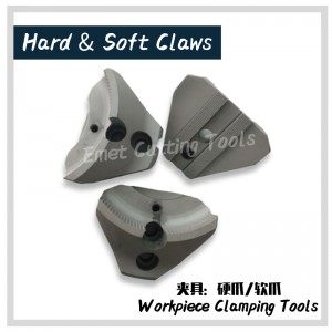 Emet-työstökoneiden lisätarvikkeet \\/ työkappaleen kiinnitystyökalut \\/ kovat ja pehmeät kynnet \\/ istukka