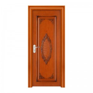 2021 Kiina puu yksiovi älylukolla turvaovet chaina-maalauspintakäsittelyssä