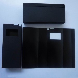 Bopu Black PC -eristyslevy, korkean lämpötilan kestävä eristystiiviste, palonestoaine helppo taitettava Mylar-arkki