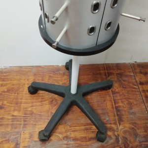 TMJ PP-572 Metallin lattia Pyörivät aurinkolasit Näytön Stand Floor Display Showcase