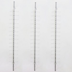 TMJ PP-573 Optisten myymälöiden seinät seisovat pyörivät lasinäytöt