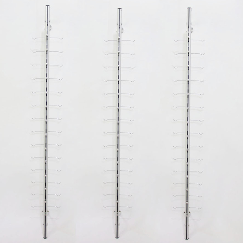 TMJ PP-573 Optisten myymälöiden seinät seisovat pyörivät lasinäytöt