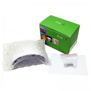 Aurinko puoliympyrän seinävalaisin