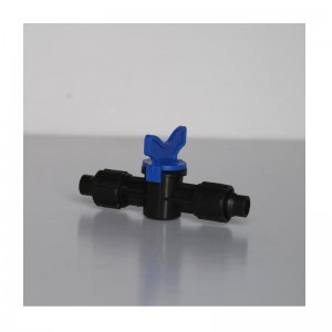 Kaksinkertainen lukitus venttiilin läpi