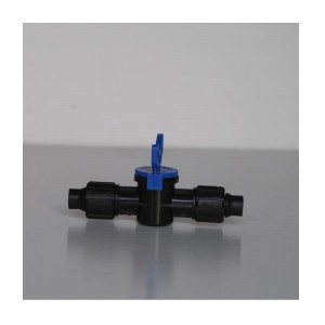 Kaksinkertainen lukitus venttiilin läpi