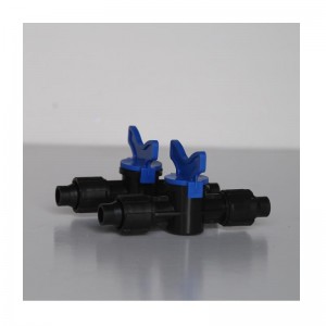 Kaksinkertainen lukitus venttiilin läpi