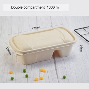 Ympäristöystävälliset maissitärkkelyksen pakkauslaatikot, jotka ovat hajoavia, syötäväksi kelpaavat laatikot, jotka sisältävät biologisesti hajoavia ilmatiiviitä elintarvikesäilytysastioita