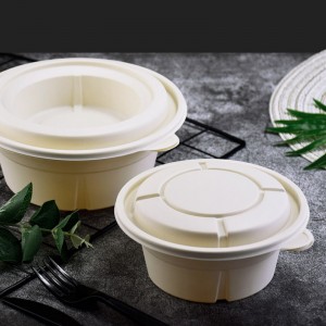 Kertakäyttöiset elintarvikkeiden pakkauskontit biologisesti hajoavat eväslaatikot biologisesti hajoavat säiliöt