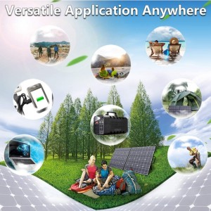 100W Auringon taittopussit