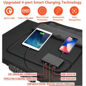 120W Auringon taittopussi