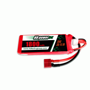 HD POWER 1800mAh 35C 3S 11.1V lipoastia