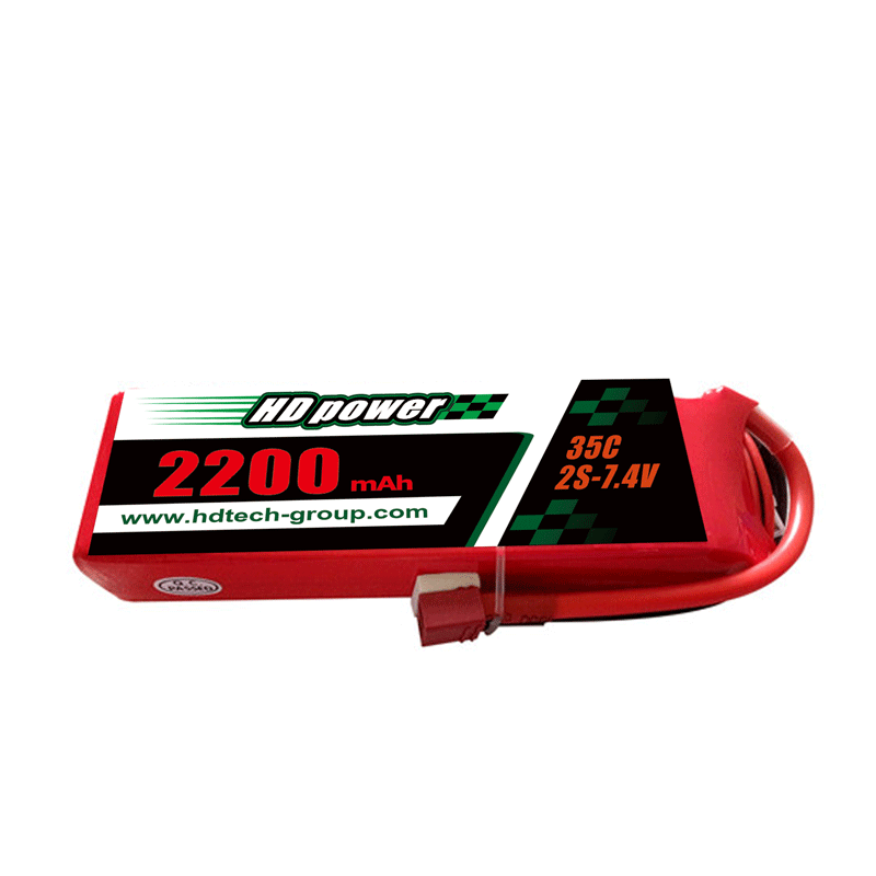 HD POWER 2200mAh 35C 2S 7,4 V lipoakku