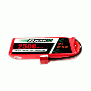 HD POWER 2500mAh 35C 3S 11.1V lipoakku