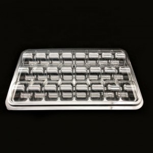 Tukku mukautetut koot macarons laatikko kirkas karkkia hajoava lounasrasia